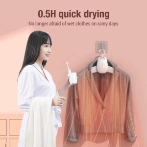 Electric Clothes Drying Rack Hang Clothes Dryer UV Sterilization Portable Travel Home Business Mini Folding Clothes Heater - Image 5