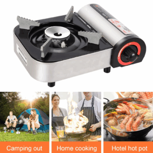 2900W Burner Portable Camping Stove With High Power Butane Camp Stove With Ignition Portable Windproof Outdoor BBQ Gas Stove - Image 4