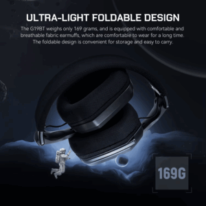 SuperEQ G19BT 2.4GHz Wireless Gaming Headphones Ultra-light Bluetooth 5.4 Headset Gamer with Mic for PC/PS5/Xbox By EKSA Choice - Image 6