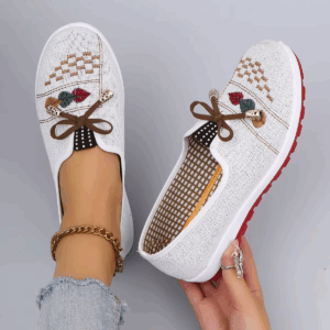 Spring New Women's Casual Sports Shoes Comfortable, Breathable, Lightweight, Wear Resistant Lazy Shoes, Soft Soled Flat Shoes - Image 6