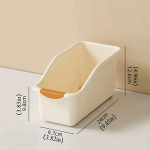 1pc Curved Plastic Storage Box Multi-Functional Home Organizer for Cleaning Products Household Storage Baskets Containers - Image 4