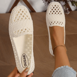 New Summer Style Mesh Breathable Outer Wear Fashionable Comfortable Wear-resistant Versatile Women's Flat Toe Sandals - Image 4