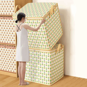 Portable Large Capacity Clothes Quilt Storage Bag Dust-proof Toy Home Moving Storage Bag Wardrobe Accessories - Image 7