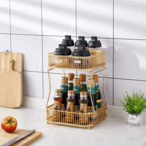 Detachable Black Tier Fruit Basket with Banana Hanger Large Capacity Fruit Bowl for Kitchen Countertop Stylish Hanging Storage - Image 6