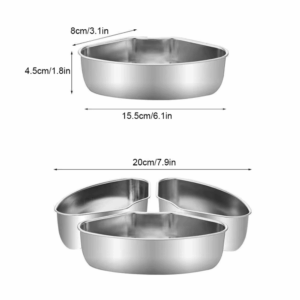 Stainless Steel Steaming Plate Fan Shaped Divided Steaming Plate Grid Household Food Steaming Bowl Tray Kitchen Accessories - Image 4