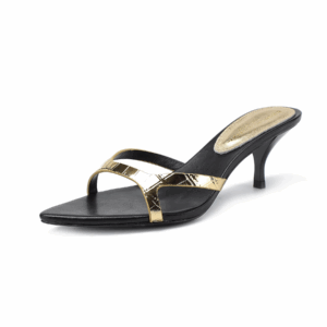 pointed women's mid heeled slippers Italian designer genuine leather open toe summer outdoor dress paired with casual slippers - Image 4