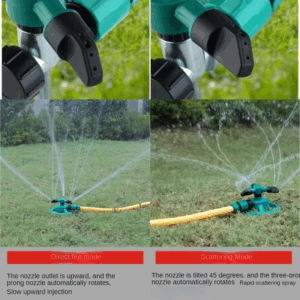 Garden Sprinkler 360° Rotation Irrigation Watering System Automatic Agriculture Lawn Farm Greenhouse Plant Watering Sprinkler - Image 6