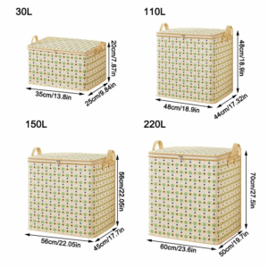 Portable Large Capacity Clothes Quilt Storage Bag Dust-proof Toy Home Moving Storage Bag Wardrobe Accessories - Image 4