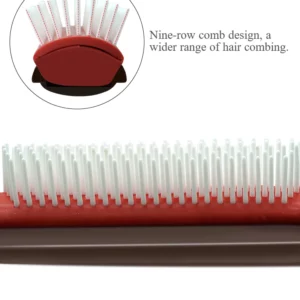 9-Rows 4 Color Detangling Hair Brush Denman Detangler Hairbrush Scalp Massager Straight Curly Wet Hair Comb Salon Hairdressing - Image 4