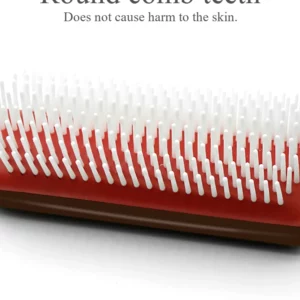 9-Rows 4 Color Detangling Hair Brush Denman Detangler Hairbrush Scalp Massager Straight Curly Wet Hair Comb Salon Hairdressing - Image 3