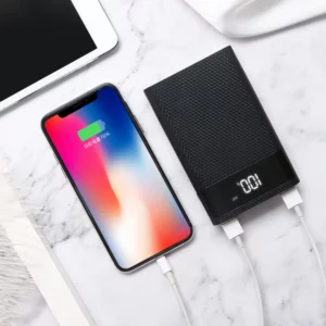 Dual USB Micro USB Type C Power Bank Shell DC 5V DIY 6*18650 Case Battery Charge Storage Box LED Display Flashlight - Image 4