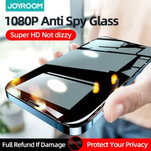 Joyroom Private Glass For iphone 16 15 14 13 ProMax Screen Protector Anti-spy Tempered Glass For iPhone Privacy Screen Protector - Image 5