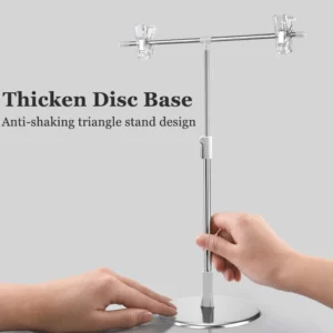 Photography Photo Backdrop Stands Adjustable T-Shape Background Frame Support System Stands With Clamps for Video Studio - Image 4