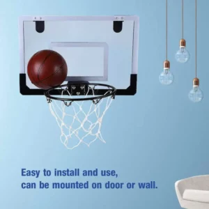 Kids Sports Toys Basketball Balls Toys for Boys Girls 3+ Years Old Wall Type Foldable Basketball Hoop Throw Outdoor Indoor Games - Image 3