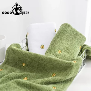 75x35cm avocado style towel cotton face wash household cotton soft absorbent microfiber towel - Image 4