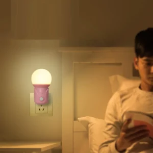 LED Plug-in Night Light 2-color Baby Nursing Eye Sleep Light Bedroom Socket Lights Energy Saving Cute Corridor Lamp Balcony - Image 4