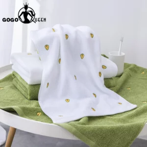 75x35cm avocado style towel cotton face wash household cotton soft absorbent microfiber towel - Image 2