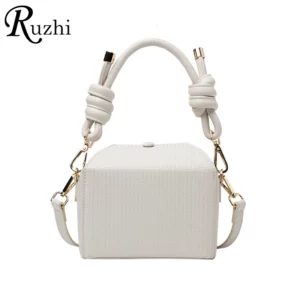 Soft PU Leather Women Tote Bag Luxury Designer Handbag For Girls 2021 Summer Versatile Ladies Cute Shoulder Bags Solid Fashion - Image 6