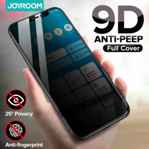 Joyroom Private Glass For iphone 16 15 14 13 ProMax Screen Protector Anti-spy Tempered Glass For iPhone Privacy Screen Protector - Image 1