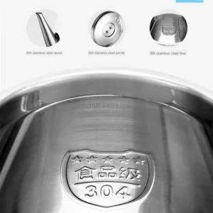 1.2L 304 Stainless Steel Electric Kettle 1500W Household 220V Quick Heating Electric Boiling Tea/coffee Pot - Image 5