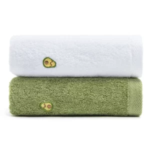 75x35cm avocado style towel cotton face wash household cotton soft absorbent microfiber towel - Image 5