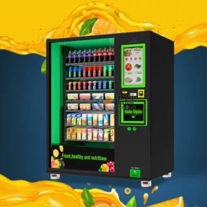 Professional Touch Screen Vending Machine Healthy Fresh Vegetables Salad Fruit Vending Machine With Refrigeration - Image 5
