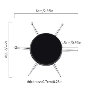1pc 6 Head Nail Art Dotting Tools Disc Nail Drill Point Nail Tools Dot Painting Tools Nail Point Drill Pen - Image 5