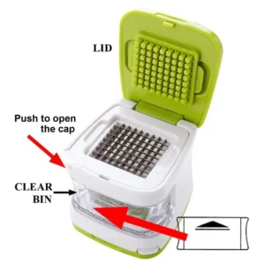 Garlic Press Slicer Manual Mincer Grater And Slicer Non-Slip Handle Ginger Spice Grinder Kitchen Gadget for Home Restaurant - Image 4