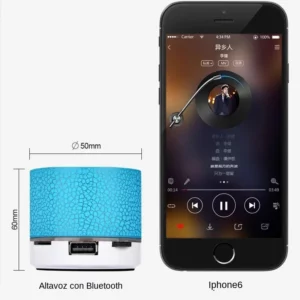 Bluetooth Mini Speaker Wireless Speaker Colorful LED TF Card USB Subwoofer Portable MP3 Music Sound Column For Laptop Cell Phone - Image 4