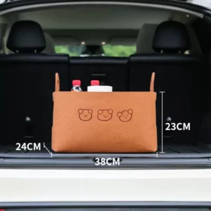 Car Storage Box Women's Trunk Practical Organizing And Folding Multifunctional Storage Tool Inside The Car Storage Box - Image 6