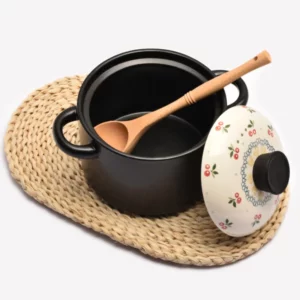7pcs Wood Kitchen Utensils Set with Bamboo Joint Design Nature Wooden Spaghetti Spoons Wok Spatula for Cooking Accessories - Image 6