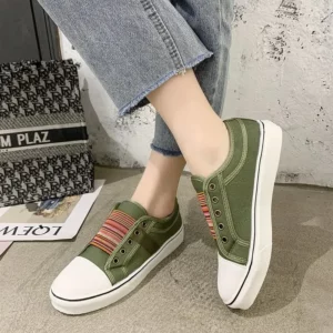2025 Low-cut Trainers Canvas Flat Shoes Women Casual Vulcanize Shoes New Women Summer Autumn Sneakers Ladies Sneakers Women - Image 5