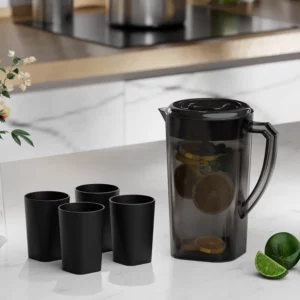 1.3/2.2/3L Cold Water Kettle Home Heat Resistant Fall-resistant Pitcher Plastic High Capacity Juice Jug for Summer Milk Tea Shop - Image 2