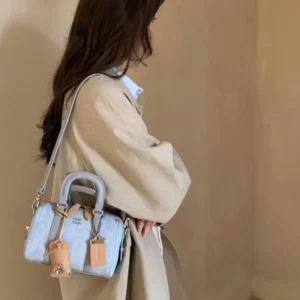 Women's Bags Handheld Bags Fashion Shoulder Bags New Canvas Denim Bag Girl Trend Leisure Versatile Square Bags Crossbody Bags - Image 2