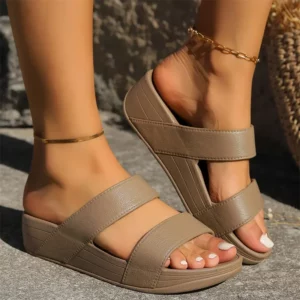 2024 New Summer Style Seaside Non-slip Open Toe Comfortable and Fashionable Style Breathable and Elegant Flip-flops for Women - Image 7