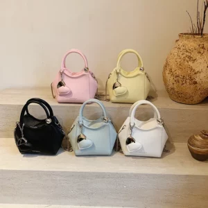 LEFTSIDE PU Leather Small Crossbody Bags Lady Shoulder Bag for Women 2025 New Short Handle Hand Bags Retro Chain Handbags - Image 5