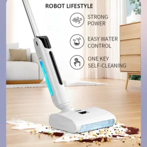 Cordless Wet Dry Handheld Vacuum Cleaner RL10 Tilt Angle 180° Self-Cleaning Spot Washing Floor Fabric Carpet Upholstery Sofa - Image 2