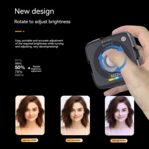Mini Magnetic RGB Fill Light,Portable Mobile Phone Holder Photography Pocket Light ,Live Broadcast/SLR Selfie/ Vlog Photography - Image 5