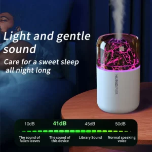 Mini Humidifier Air Purifier 180ML USB Aroma Essential Oil Diffuser Creative Volcano Color Light Mist Spray for Car Home Bedroom - Image 4