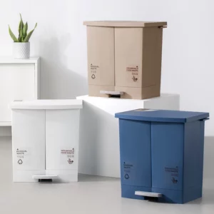 double barrel Step Trash Can OdorProof Kitchen Waste Bin with Lid Large Capacity Dry/Wet Separation bin Anti-Leakage garbage bin - Image 4