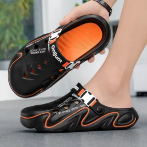 2025 Summer Men's Outdoor Sandals Slippers Beach Comfortable Slides Soft Clogs Men Casual Water Garden Shoes Men Beach Sandals - Image 2