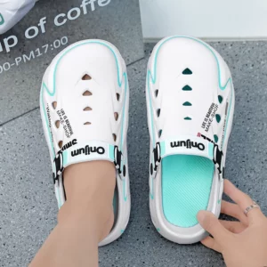 2025 Summer Men's Outdoor Sandals Slippers Beach Comfortable Slides Soft Clogs Men Casual Water Garden Shoes Men Beach Sandals - Image 4
