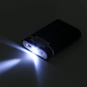 HAWEEL DIY 4X 18650 Battery (Not Included) 10000MAh Power Bank Shell Box with 2 USB Output & Display for Smartphones-A - Image 2