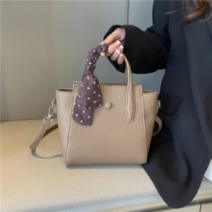 Casual Interior Compartment Top-Handle Bags Fashion Sewing Thread 2025 Hot Sale Bags for Women Zipper Pu Women's Handbags - Image 2