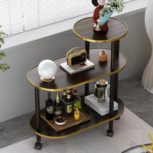 Sofa Side Table Modern Light Luxury Coffee Table Simple Solid Wood Furniture Living Room Storage Rack Corner Table Movable - Image 4