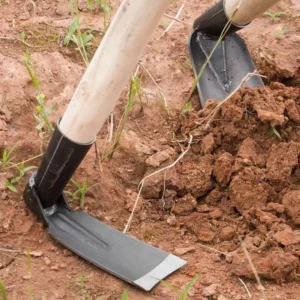 Durable Garden Hoe Household Outdoor Farming Tools Forging Weeding Hoe for Digging Soil Planting Vegetables Flowers - Image 1
