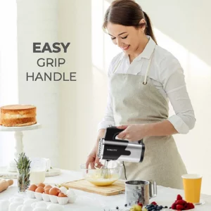 800W Electric Food Mixer Double Sticks Egg Beater Knead Dough 5 Speeds Kitchen Blender Cream Jam Pudding Milkshake Hand Mixer - Image 3
