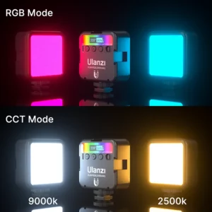 Ulanzi VL49 RGB Camera Light LED Video 2500K-9000K 800LUX Magnetic Mini Fill Light 3 Cold Shoe 2000mAh Type-C for Youtube - Image 5