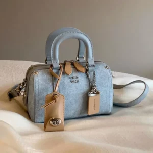 Women's Bags Handheld Bags Fashion Shoulder Bags New Canvas Denim Bag Girl Trend Leisure Versatile Square Bags Crossbody Bags - Image 3