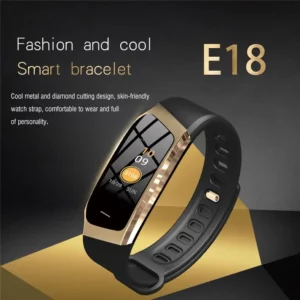 2023 New E18 Smart Heart Rate Blood Pressure Bracelet Color Screen Incoming Call SMS Reminder Reminder Trajectory Of Motion - Image 3